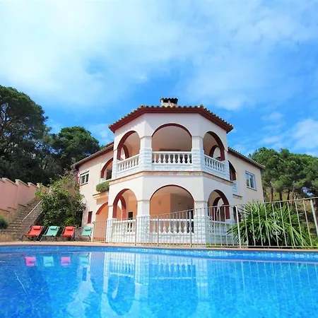 V&v Lloret-villa Christine, Lujosa 17 Personas * Lloret de Mar